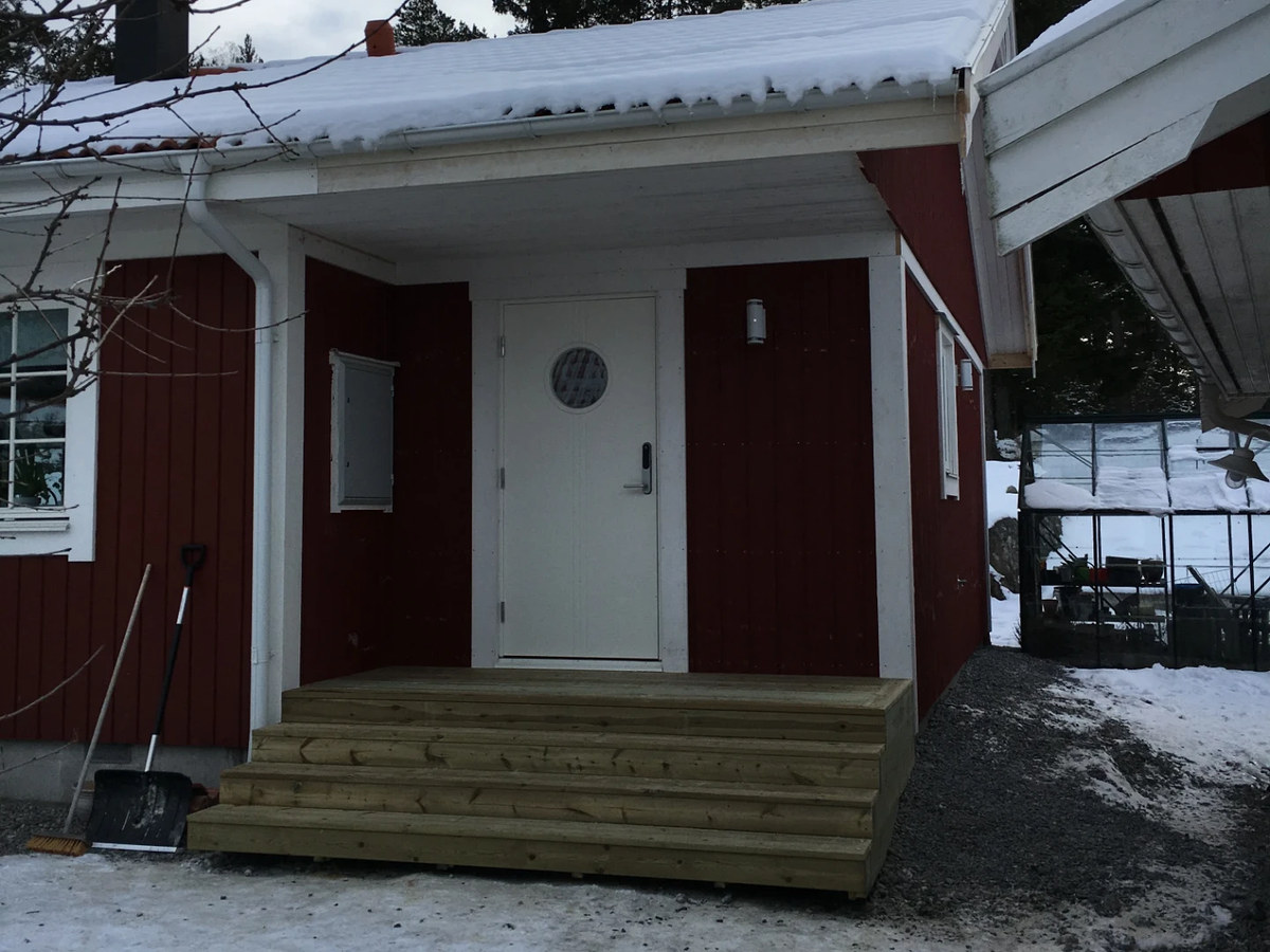 Tillbyggnad med ny entré i Sigtuna