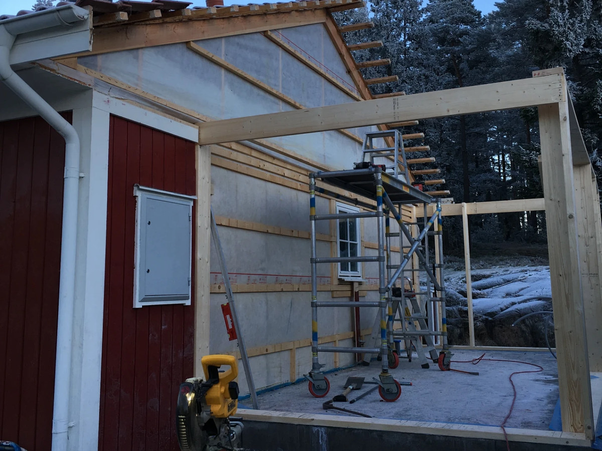 Tillbyggnad med ny entré i Sigtuna