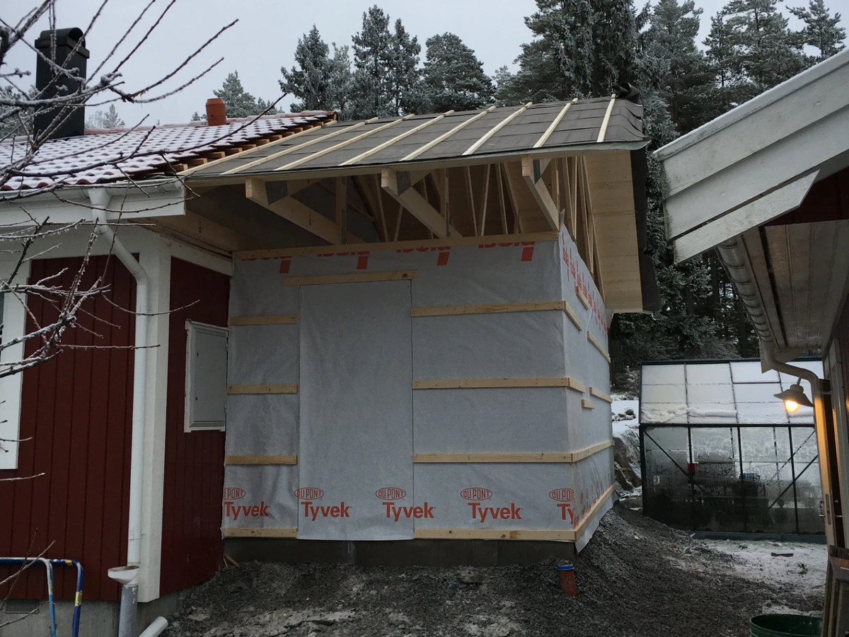 Tillbyggnad med ny entré i Sigtuna