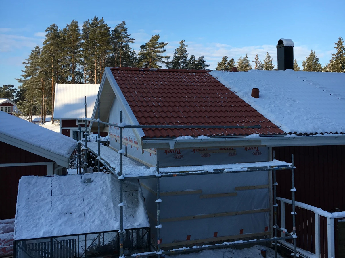 Tillbyggnad med ny entré i Sigtuna