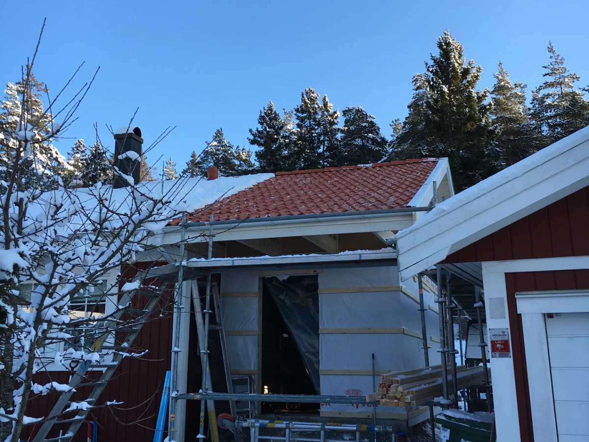Tillbyggnad med ny entré i Sigtuna